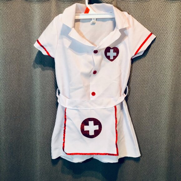 [Kids 4-6yo) AMSCAN Sweetheart Nurse Costume Child S Halloween Dress Up Cosplay - Picture 2 of 7